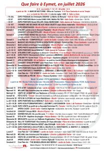 What's on in Eymet in July FR